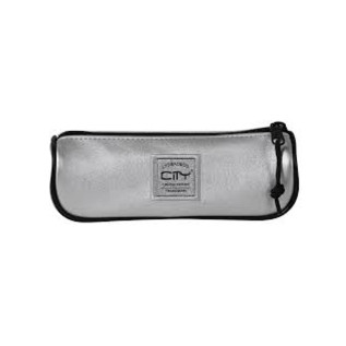 Trousse CITY à éclair métallisée- Silver For Ever