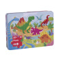 Puzzle les dinosaures - Boite métal Puzzle les dinosaures - Boite métal