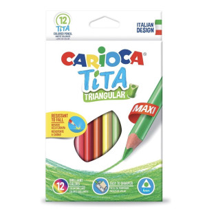 12 crayons triangulaires Tita