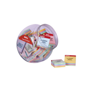 Pastel mini cubes notes autocollantes 4 couleurs