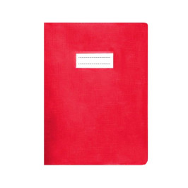 Protège cahier 17*22 lino Rouge