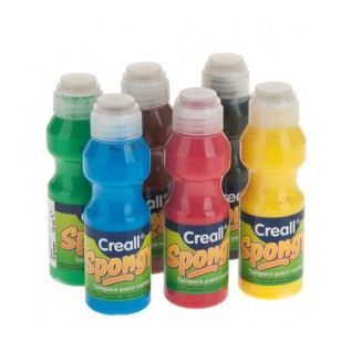 6 Peintures à L'éponge Creall Spongy