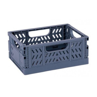 Pack  bleue pliante et empilable 43x29x16 cm