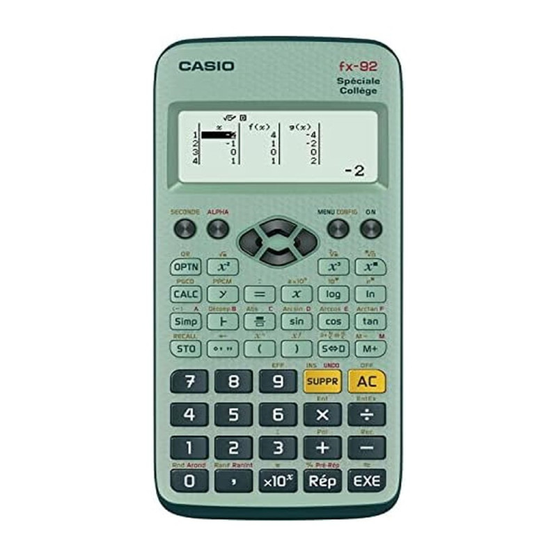 Calculatrice scientifique fx-92+ Spéciale collège CASIO Calculatrice scientifique fx-92+ Spéciale collège CASIO