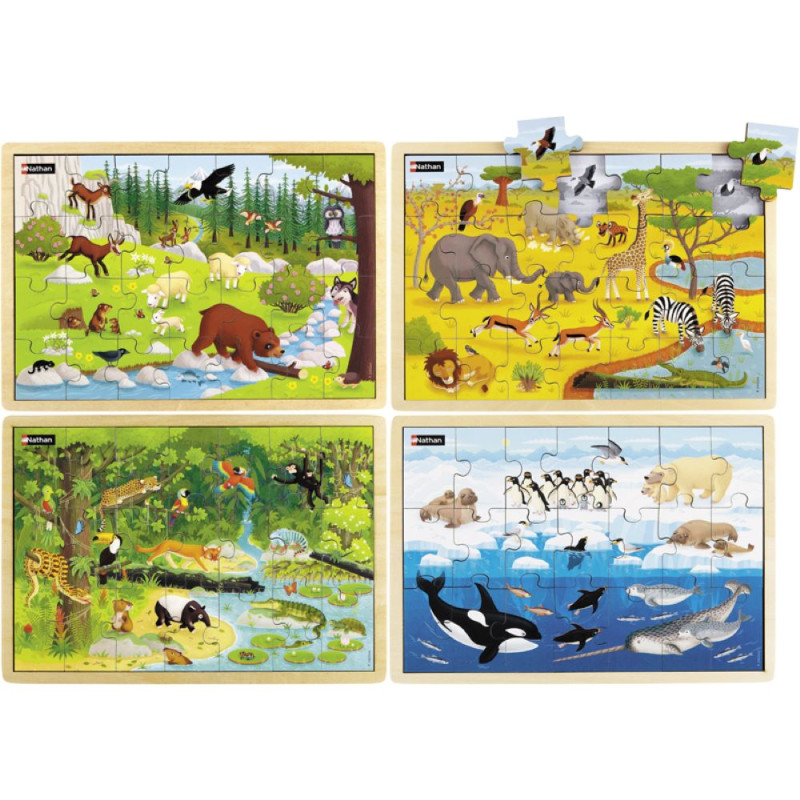 Puzzle Animaux du monde Puzzle Animaux du monde
