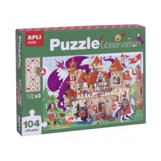 Puzzle d'observation Le château -104 pièces