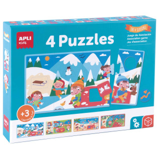 Le puzzle des 4 stations