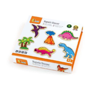 Dinosaures magnétiques en bois