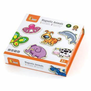 Animaux magnétiques en bois (20pcs)