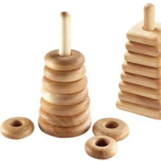 Lot 12 encastrements bois naturel