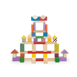 Ensemble de blocs colorés- 100 pièces