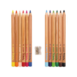 Alpino Trimax Case 12 crayons